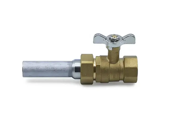 Extended Tube Weld Female Thread Brass Ball Valve