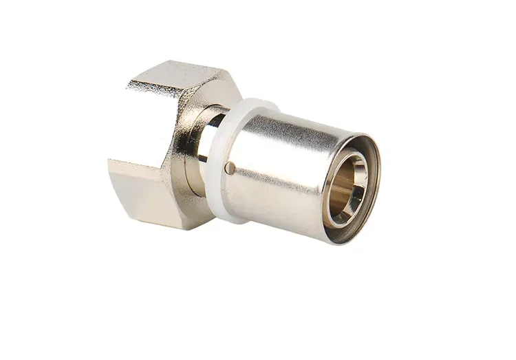 Extended Press-fit Brass Pipe Fitting